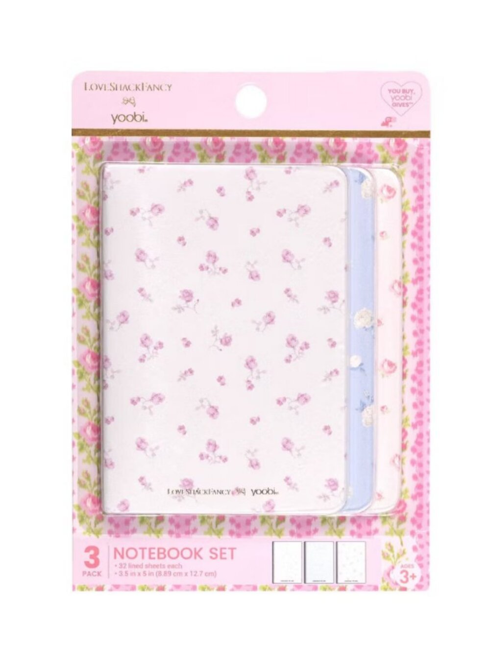 LoveShackFancy x Target  3pk Mini Journals